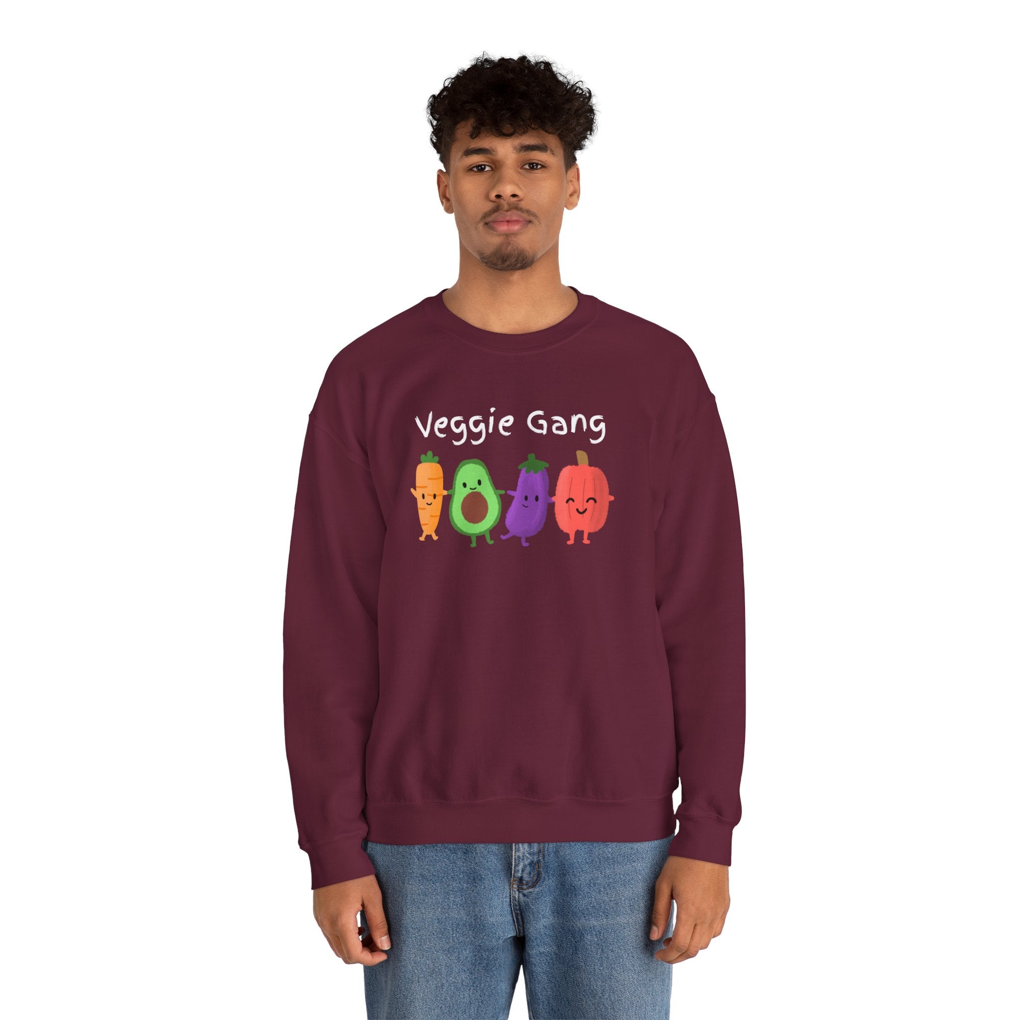 Anxiety Crewneck Sweatshirt — "Different Day Same Anxiety" Cute Cartoon Comfort Pullover