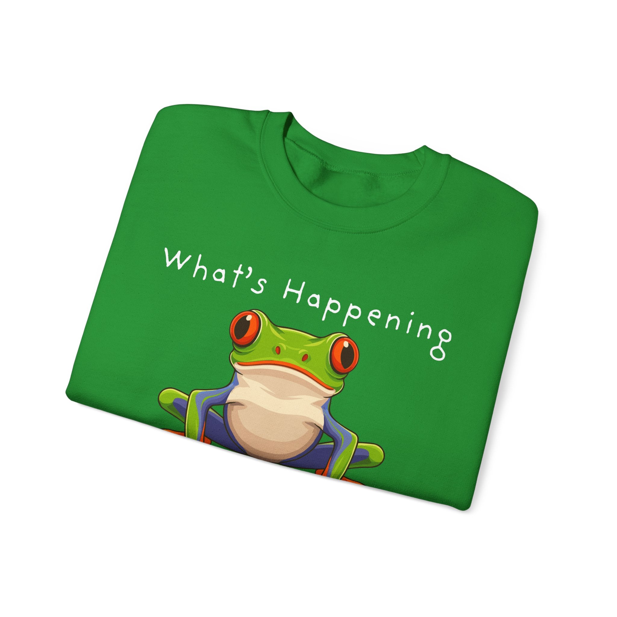 What's Happening Frog Crewneck Sweatshirt