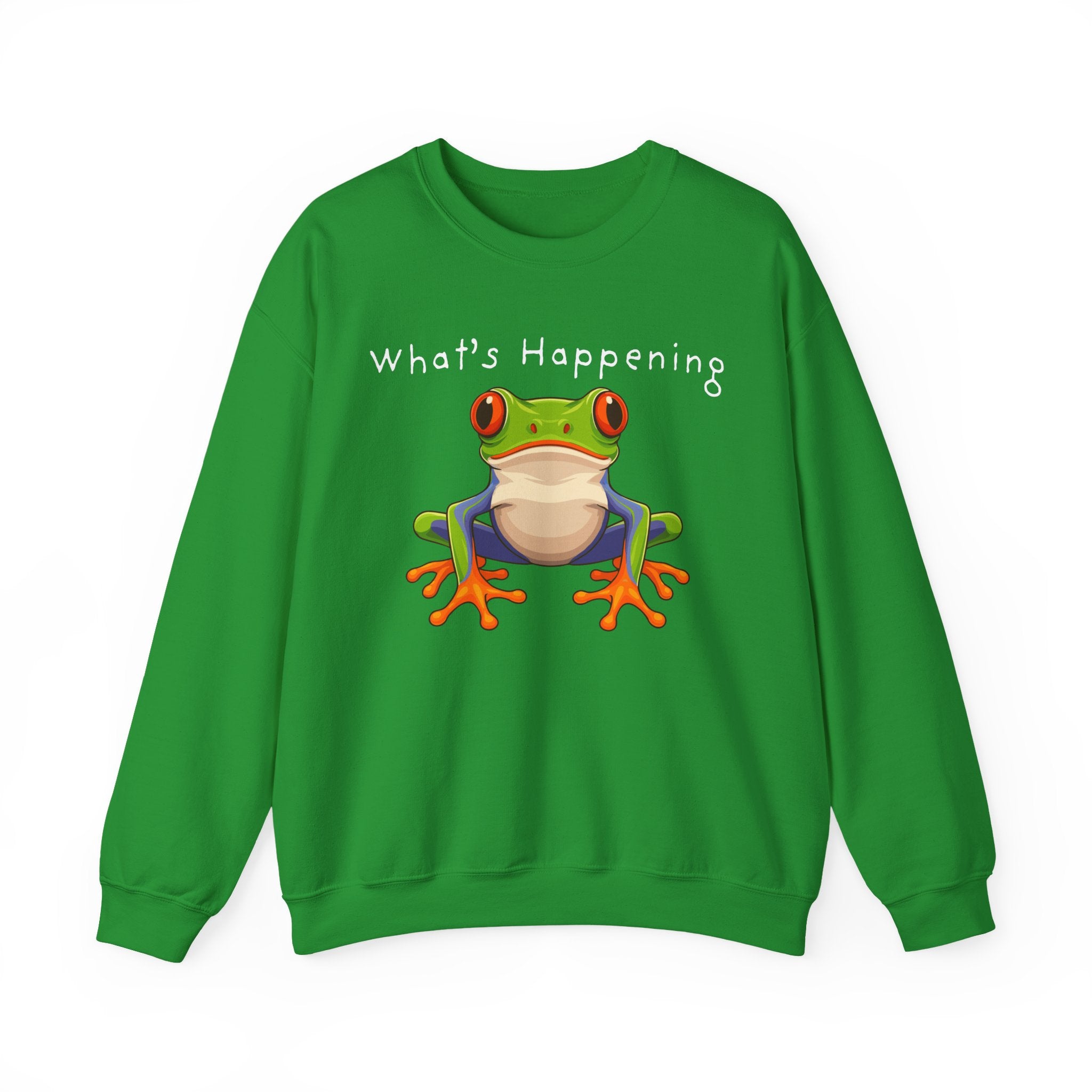 What's Happening Frog Crewneck Sweatshirt